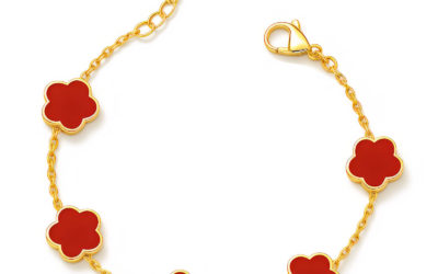Bracelet en fleurie prairie