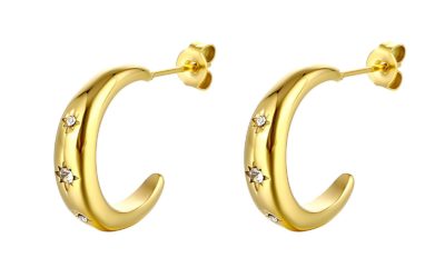 Boucles d’oreilles,  plaqué Or