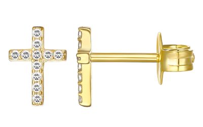 Boucles d’oreilles en croix