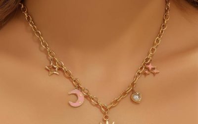 Collier Croissant et Soleil