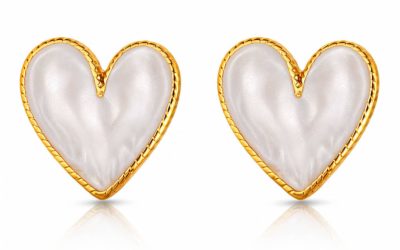 Boucles d’oreilles Sara cœur