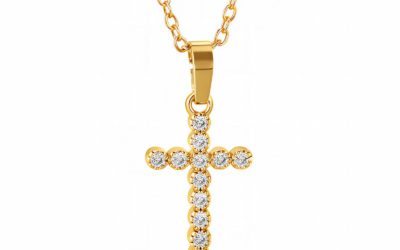 Collier Croix de Diamants