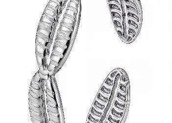 Anneau Cauri d&rsquo;Argent