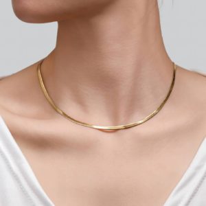 Collier Or Liquide