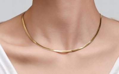 Collier Or Liquide