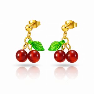 Boucles d’oreilles Cerises