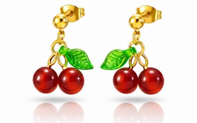 Boucles d’oreilles Cerises