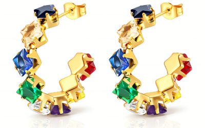 Boucles d’oreilles Arc-en-Ciel