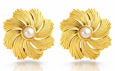 Boucles d&rsquo;oreilles Fleurs Impériales